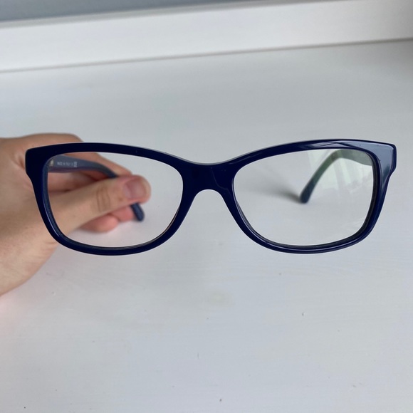 Chanel 3311 navy blue eyeglasses with Chanel case - Picture 2 of 9